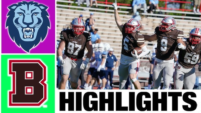 Brown Bears vs Columbia Lions Football： Key Highlights & Historic Rivalry Recap