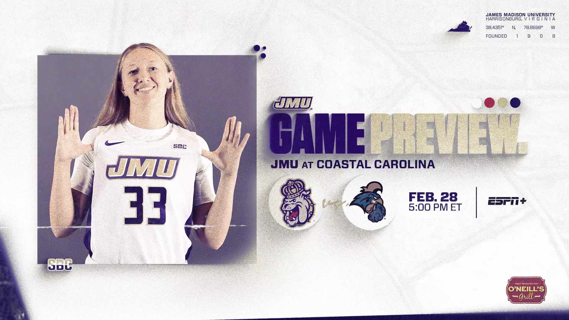 James Madison vs Coastal Carolina Basketball： Live Scores, Updates & Highlights