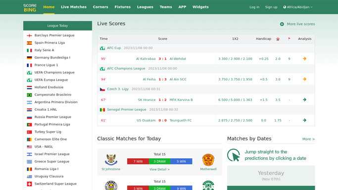 Live Score AsianBokie： Football Predictions & Live Updates