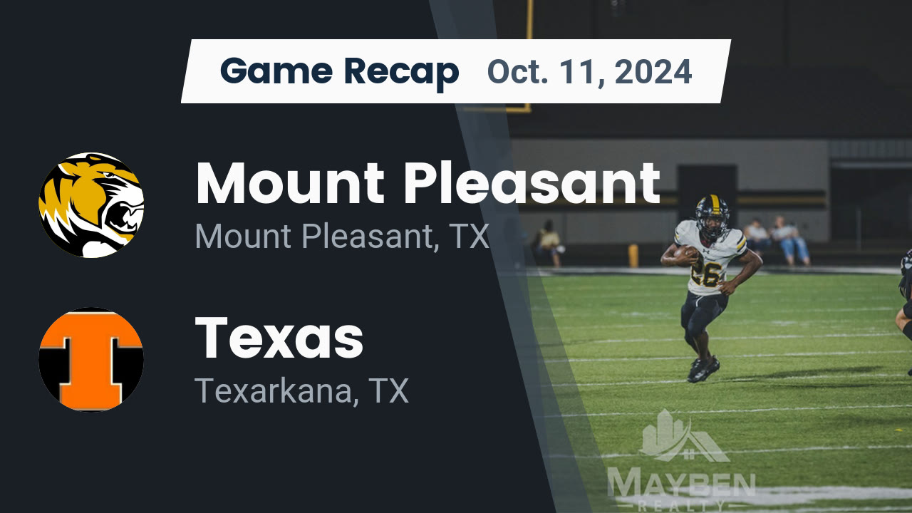 Real-Time Mount Pleasant Football Scores and Standings