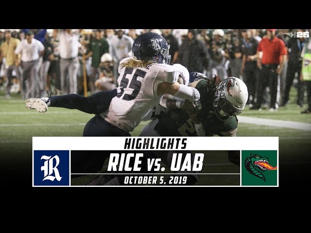 Rice vs UAB Football Game Preview： Key Players & Highlights